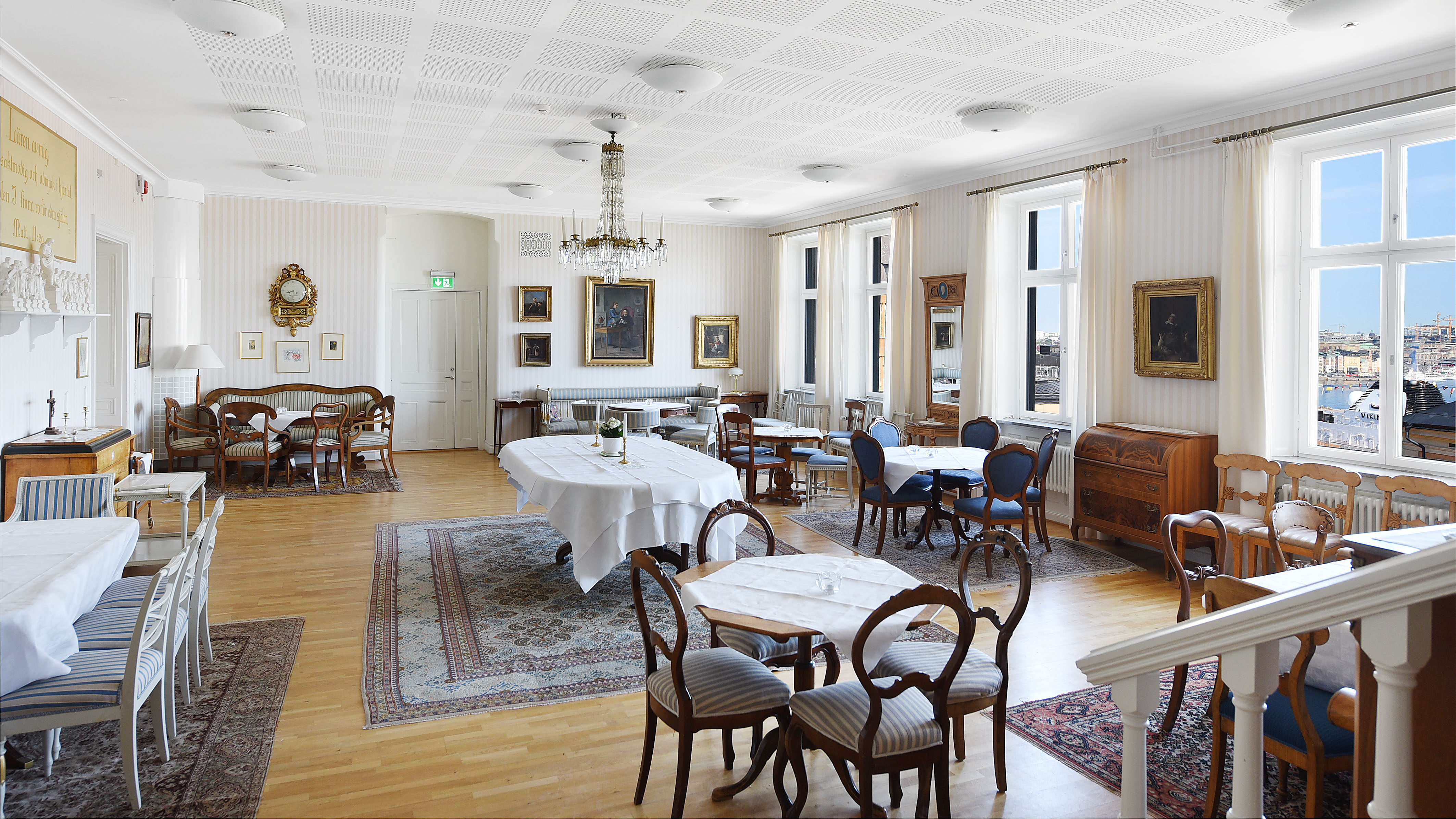 Systersalongen can accommodate 50 people in café seating