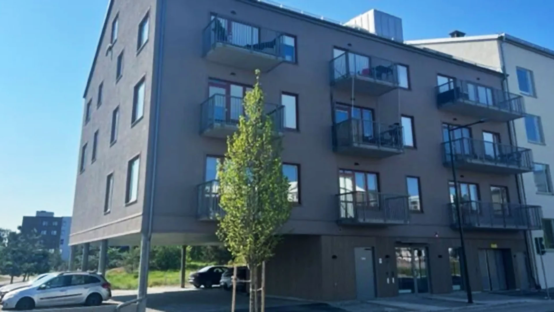 Fasadbild av gruppbostaden Arningetorpsvägen 