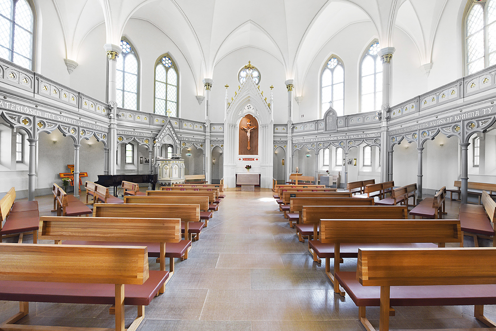 Ersta kyrka hyrs ut till konserter.