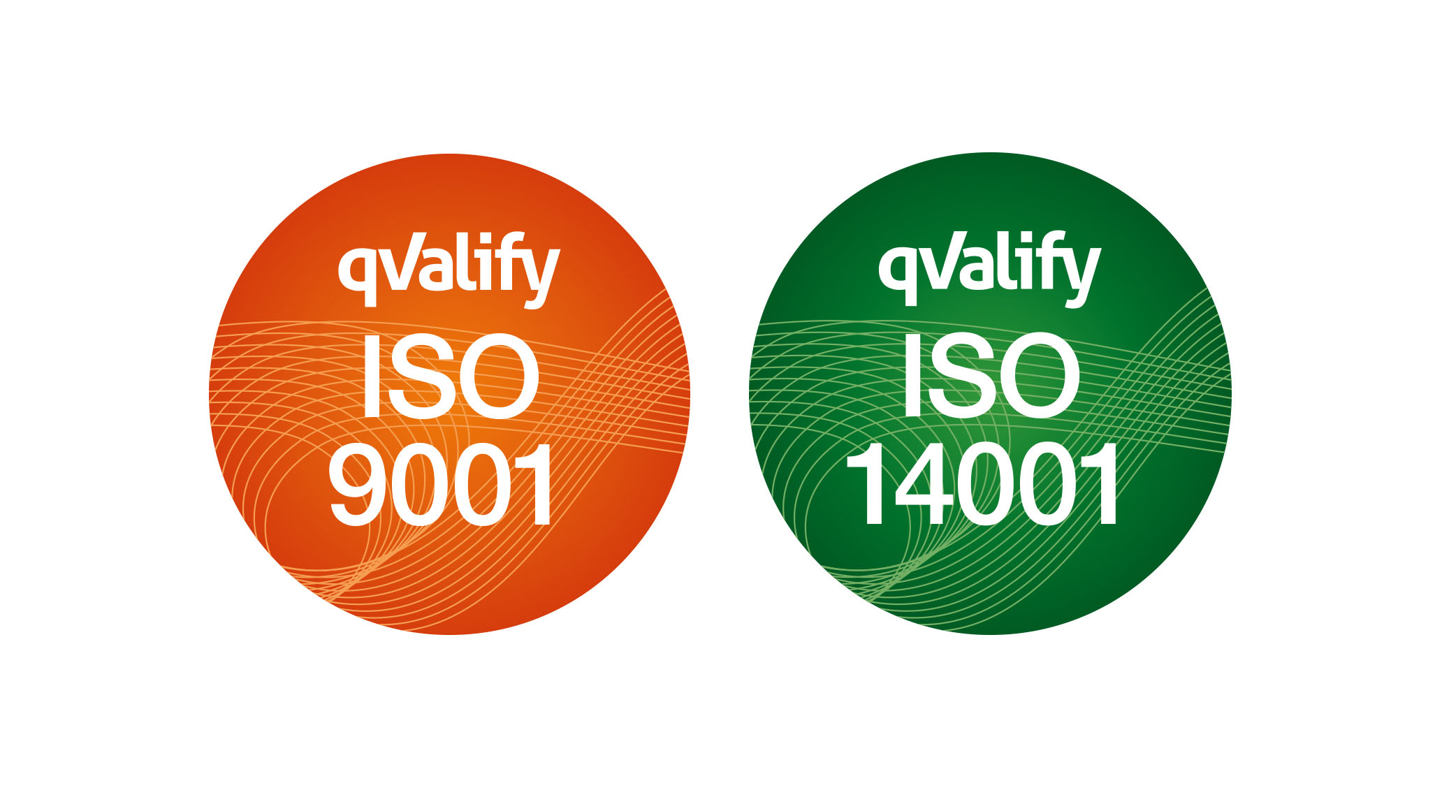 Vi är ISO 9001 och ISO 14001 certifierade