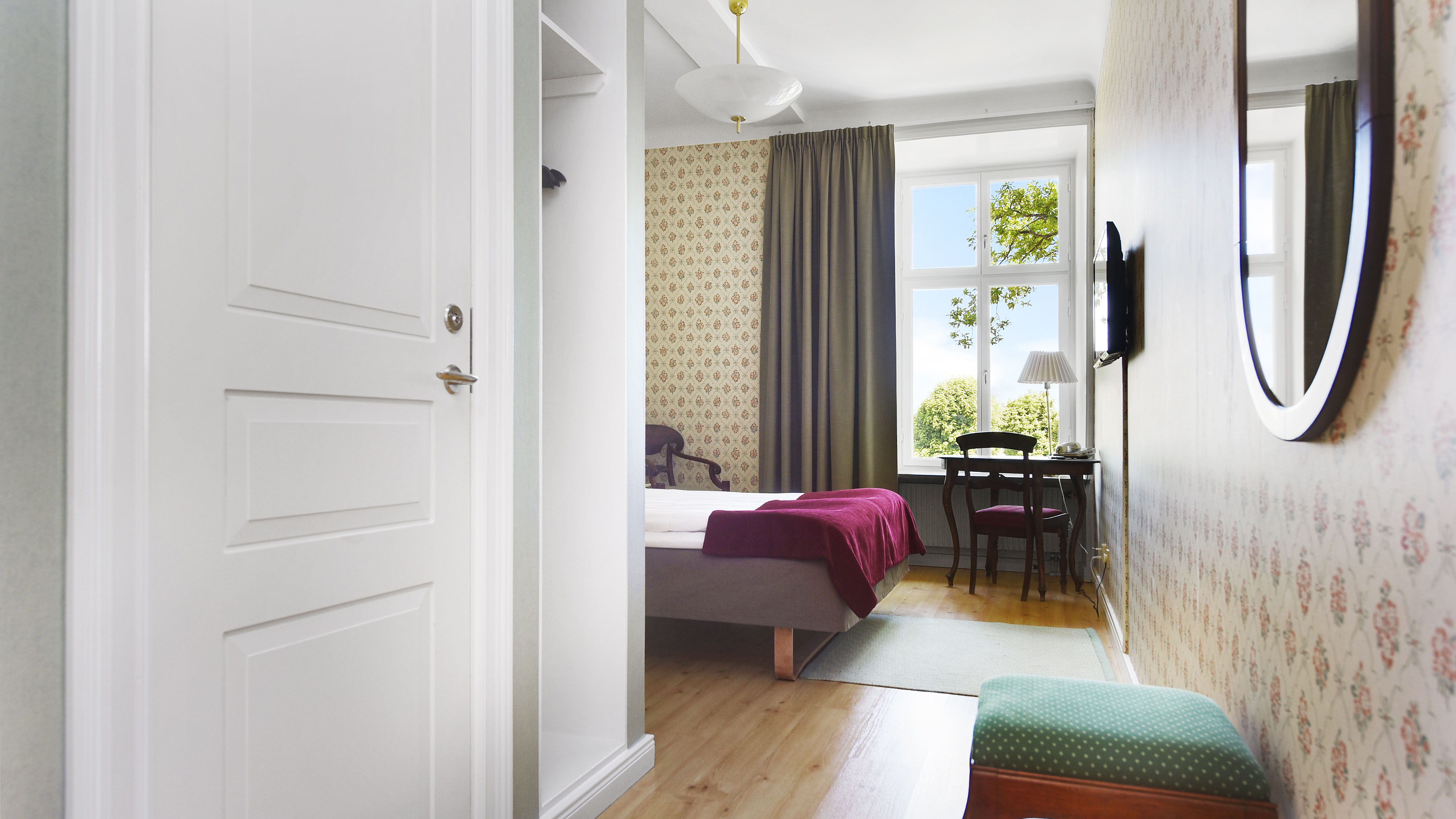 Dubbelrum i kategori föreståndarrum på Ersta hotell