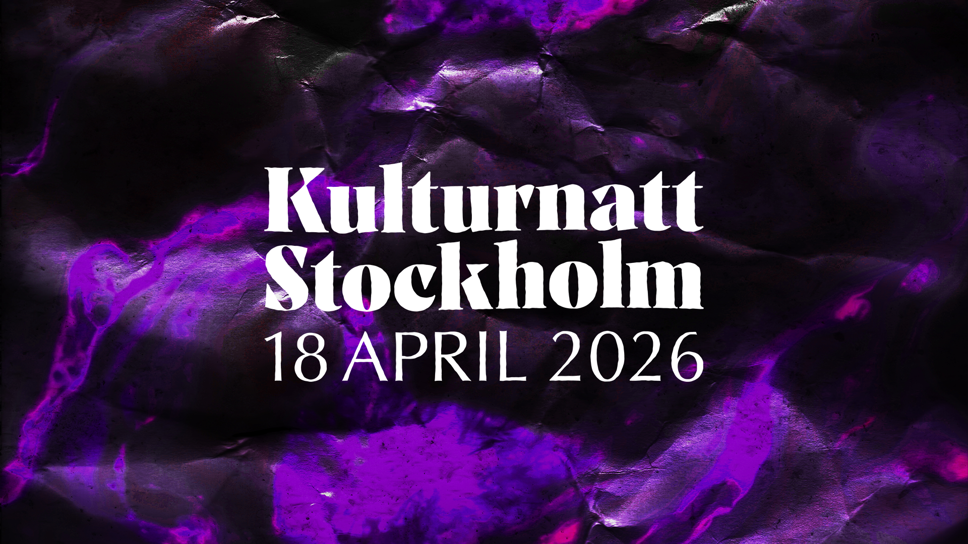 grafiskt mönster i lila, cerise och svarta toner