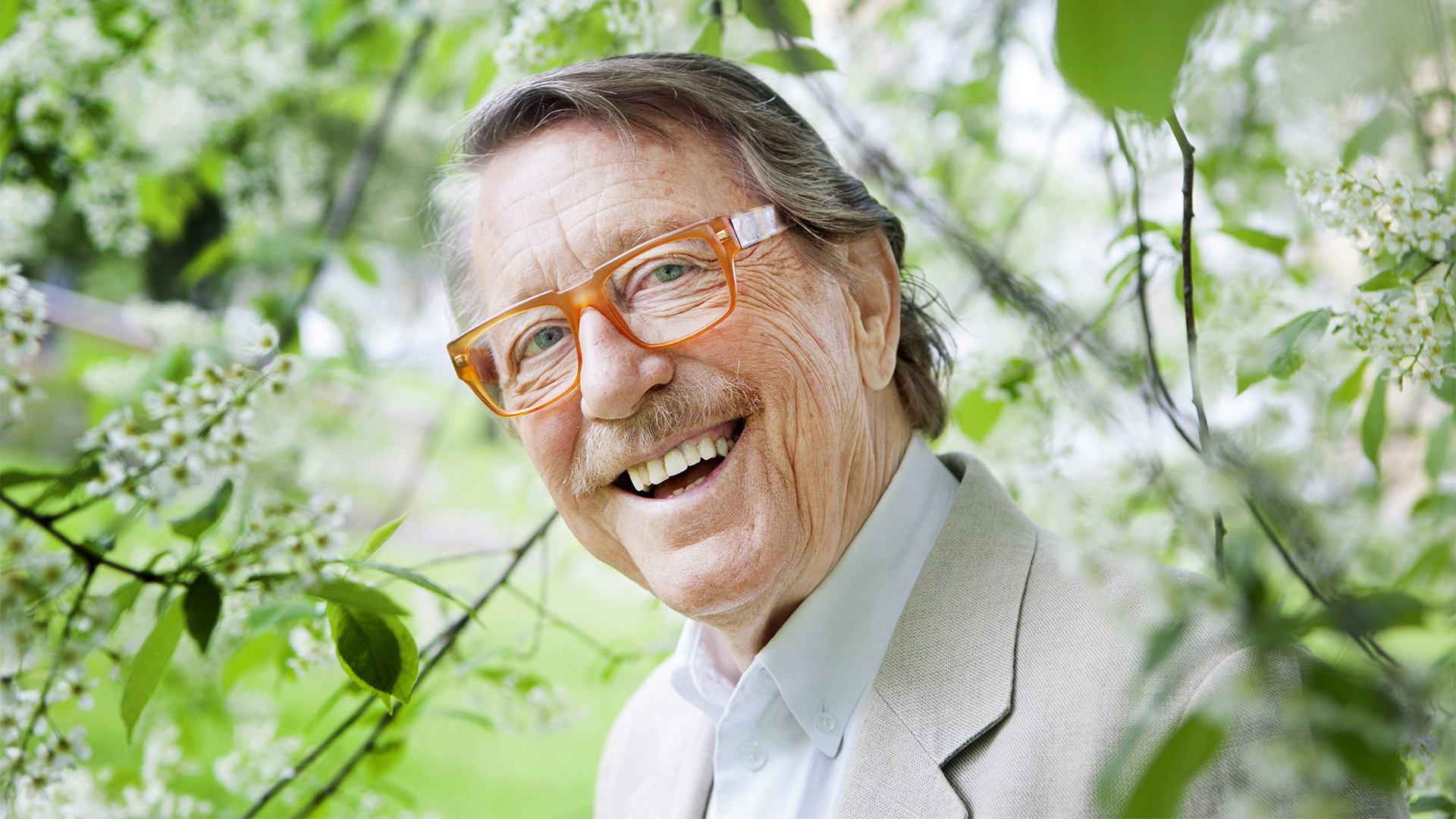 Kjell Lönnå gick bort i år och blev 85 år gammal. Bilden är tagen i samband med hans 80-års dag. Foto: Mats Andersson/TT