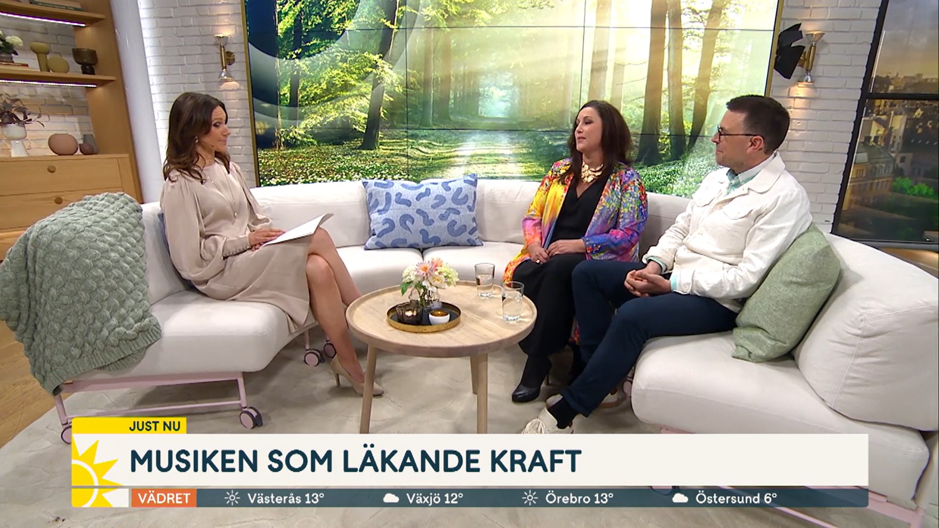 Stillbild från TV4 Nyhetsmorgons sändning den 18 maj 2023