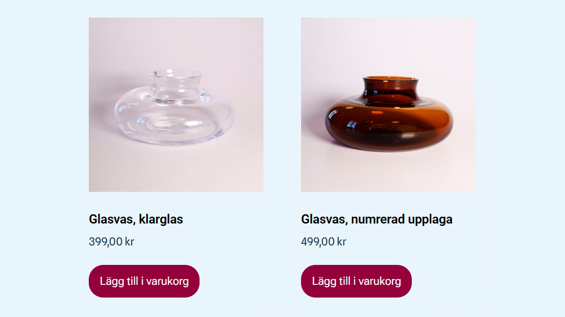 Bild på vår webbshop