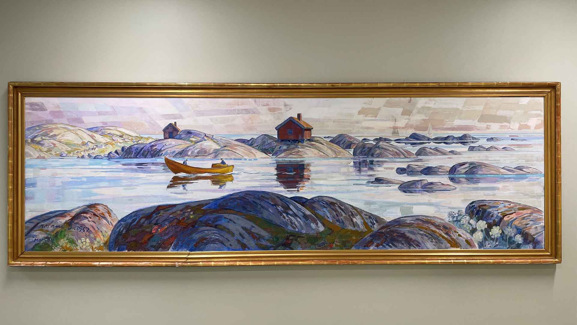 Ett urval av konstverk på Ersta sjukhus